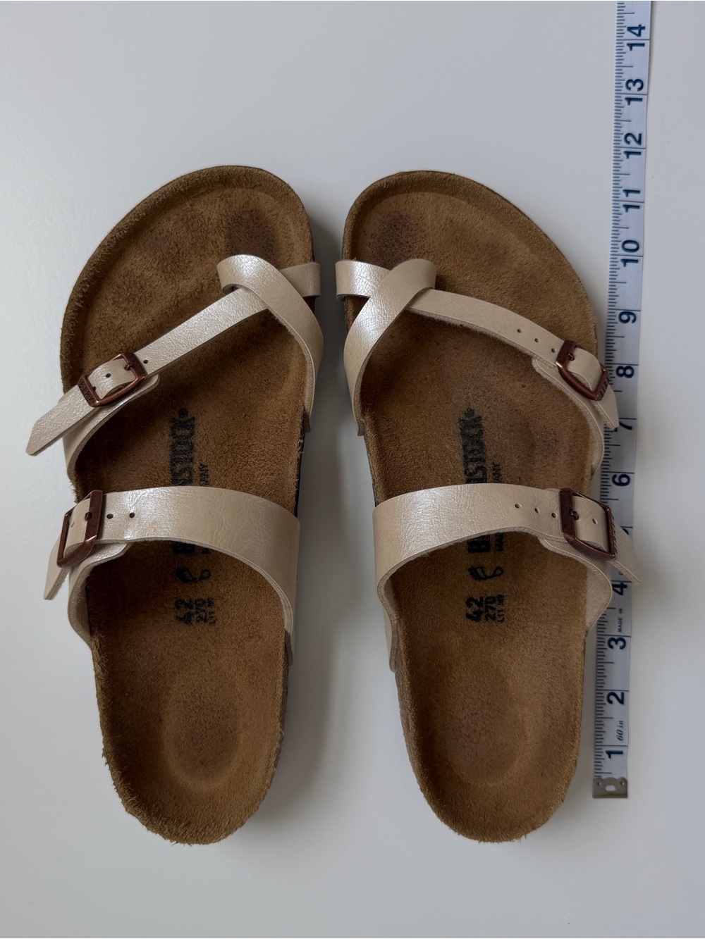 Mayari Birko-flor Birkenstock Sandal Women’s Size 11/42 - Picture 5 of 9